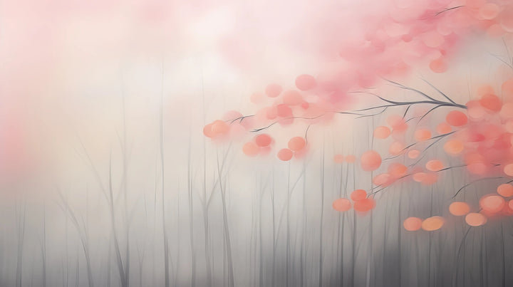 Prezentacja całego wzoru fototapety o nazwie Tranquil Blush