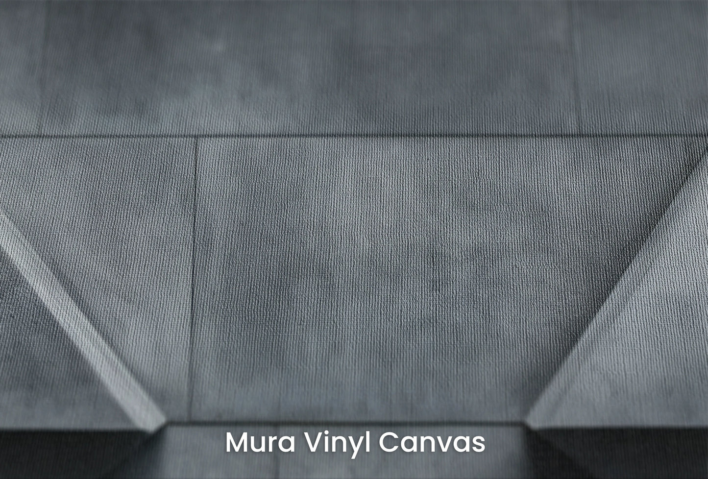 Zbliżenie na artystyczną fototapetę o nazwie Geometric Shadows na podłożu Mura Vinyl Canvas - faktura naturalnego płótna.