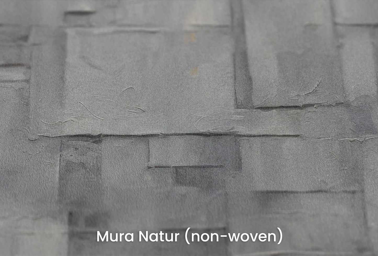 Zbliżenie na artystyczną fototapetę o nazwie Urban Cubism na podłożu Mura Natur (non-woven) - naturalne i ekologiczne podłoże.