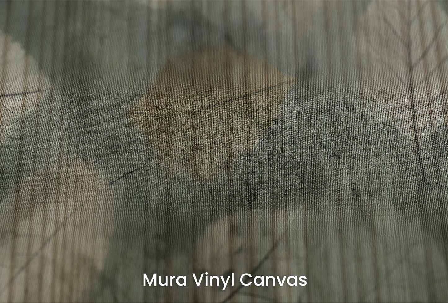 Zbliżenie na artystyczną fototapetę o nazwie Autumn Whisper #5 na podłożu Mura Vinyl Canvas - faktura naturalnego płótna.
