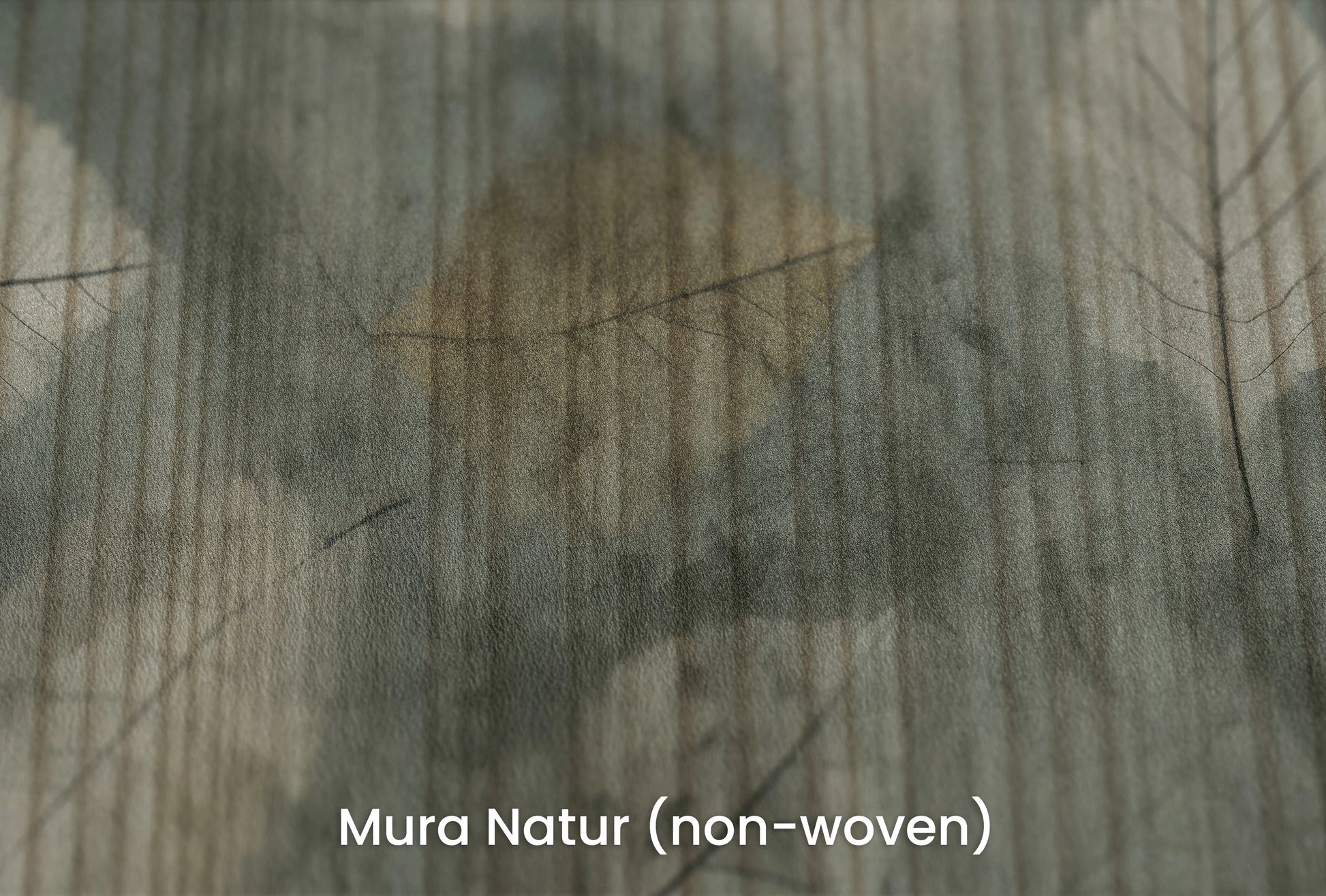 Zbliżenie na artystyczną fototapetę o nazwie Autumn Whisper #5 na podłożu Mura Natur (non-woven) - naturalne i ekologiczne podłoże.