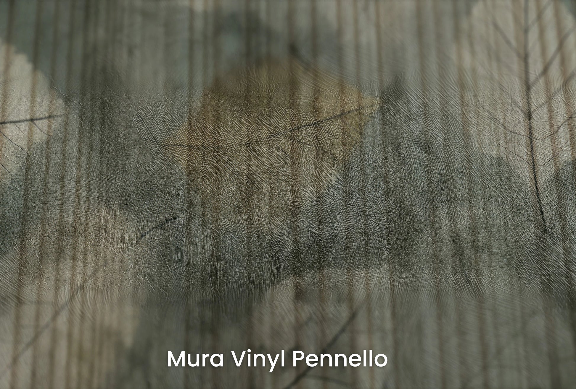 Zbliżenie na artystyczną fototapetę o nazwie Autumn Whisper #5 na podłożu Mura Vinyl Pennello - faktura pociągnięć pędzla malarskiego.