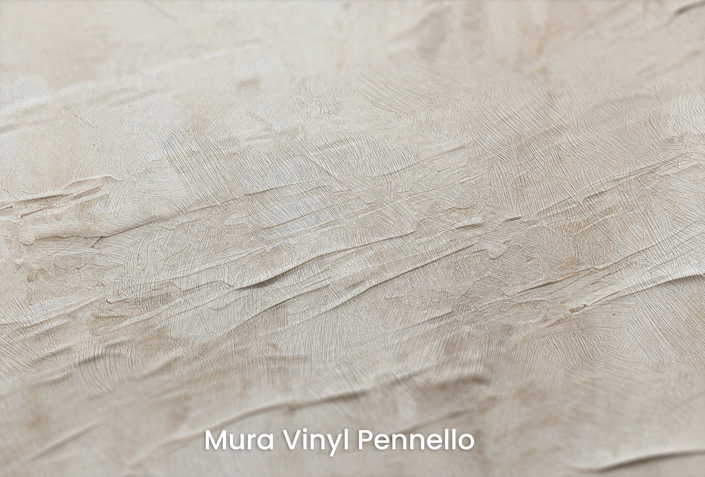 Zbliżenie na artystyczną fototapetę o nazwie Elegant Simplicity na podłożu Mura Vinyl Pennello - faktura pociągnięć pędzla malarskiego.