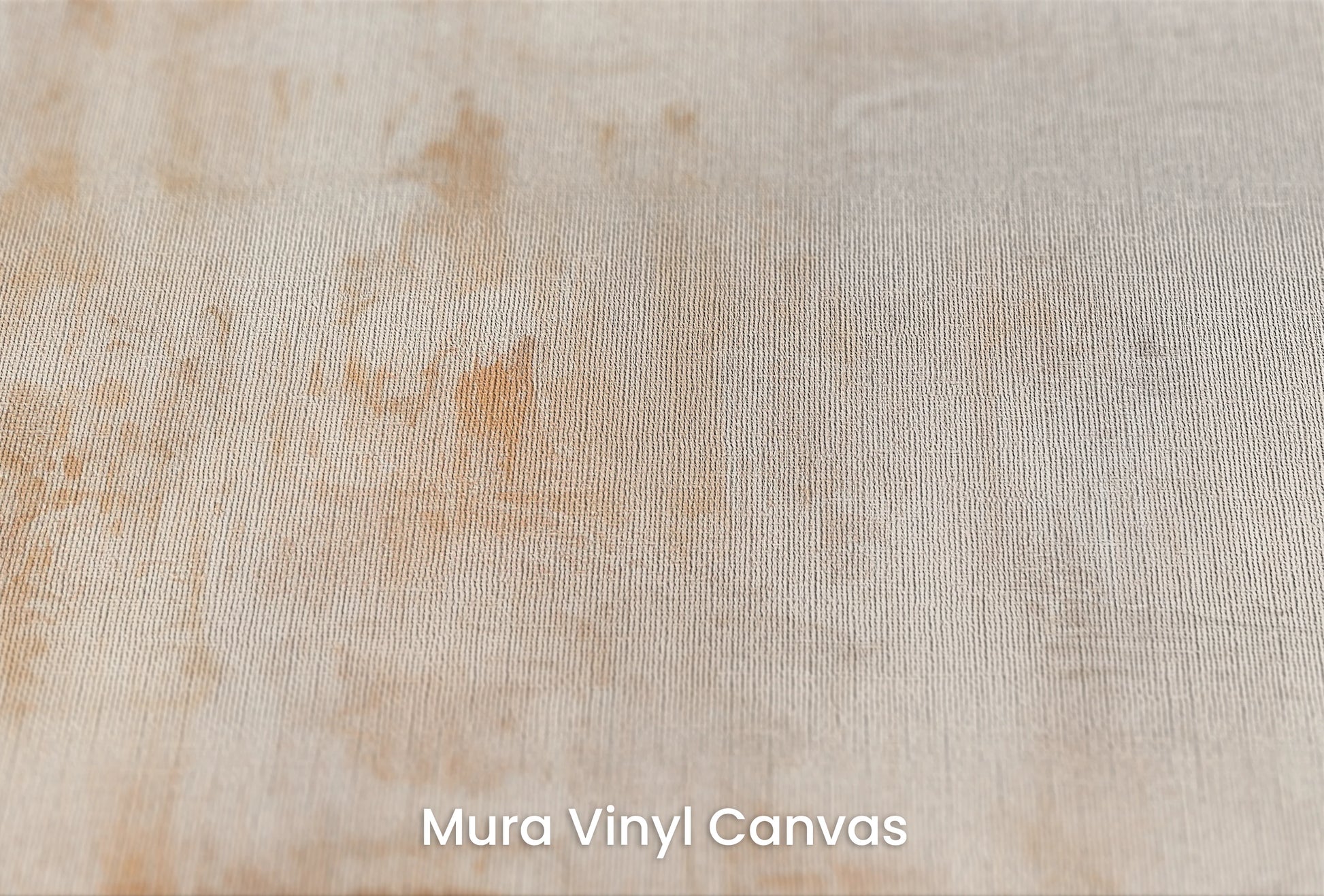 Zbliżenie na artystyczną fototapetę o nazwie Warm Minimalism na podłożu Mura Vinyl Canvas - faktura naturalnego płótna.