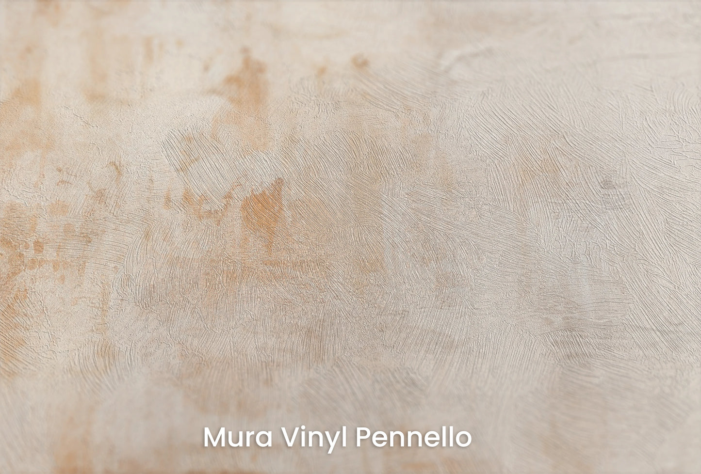 Zbliżenie na artystyczną fototapetę o nazwie Warm Minimalism na podłożu Mura Vinyl Pennello - faktura pociągnięć pędzla malarskiego.
