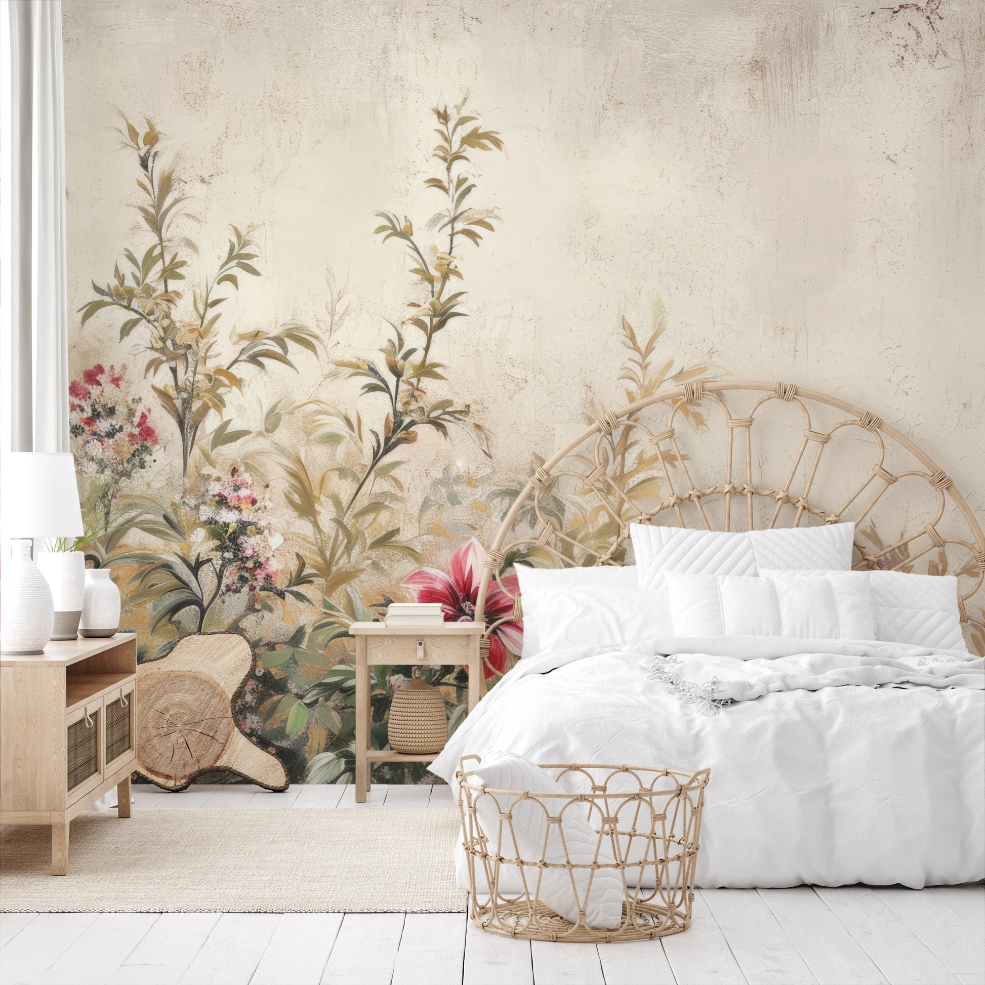 Fototapeta o nazwie Antique Florals użyta w aranzacji wnętrza.