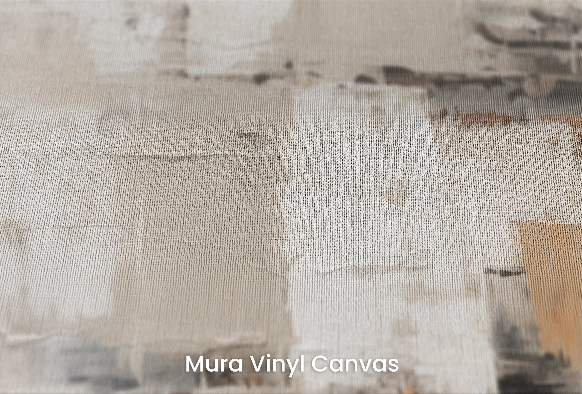 Zbliżenie na artystyczną fototapetę o nazwie Abstract Impressions na podłożu Mura Vinyl Canvas - faktura naturalnego płótna.