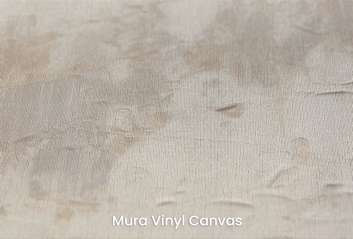 Zbliżenie na artystyczną fototapetę o nazwie Tonal Tranquility na podłożu Mura Vinyl Canvas - faktura naturalnego płótna.