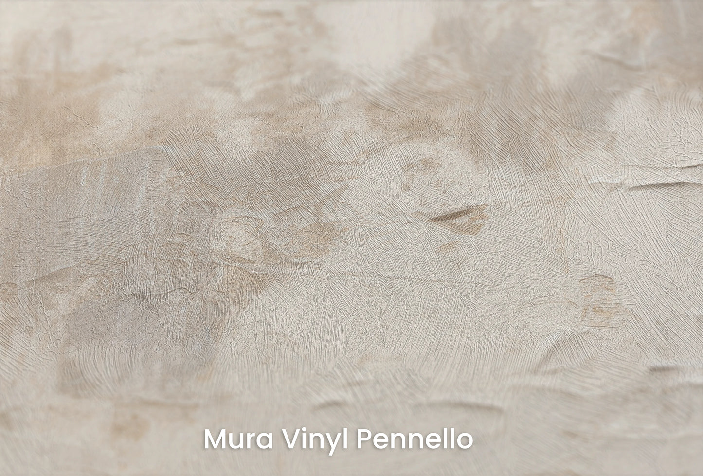 Zbliżenie na artystyczną fototapetę o nazwie Tonal Tranquility na podłożu Mura Vinyl Pennello - faktura pociągnięć pędzla malarskiego.