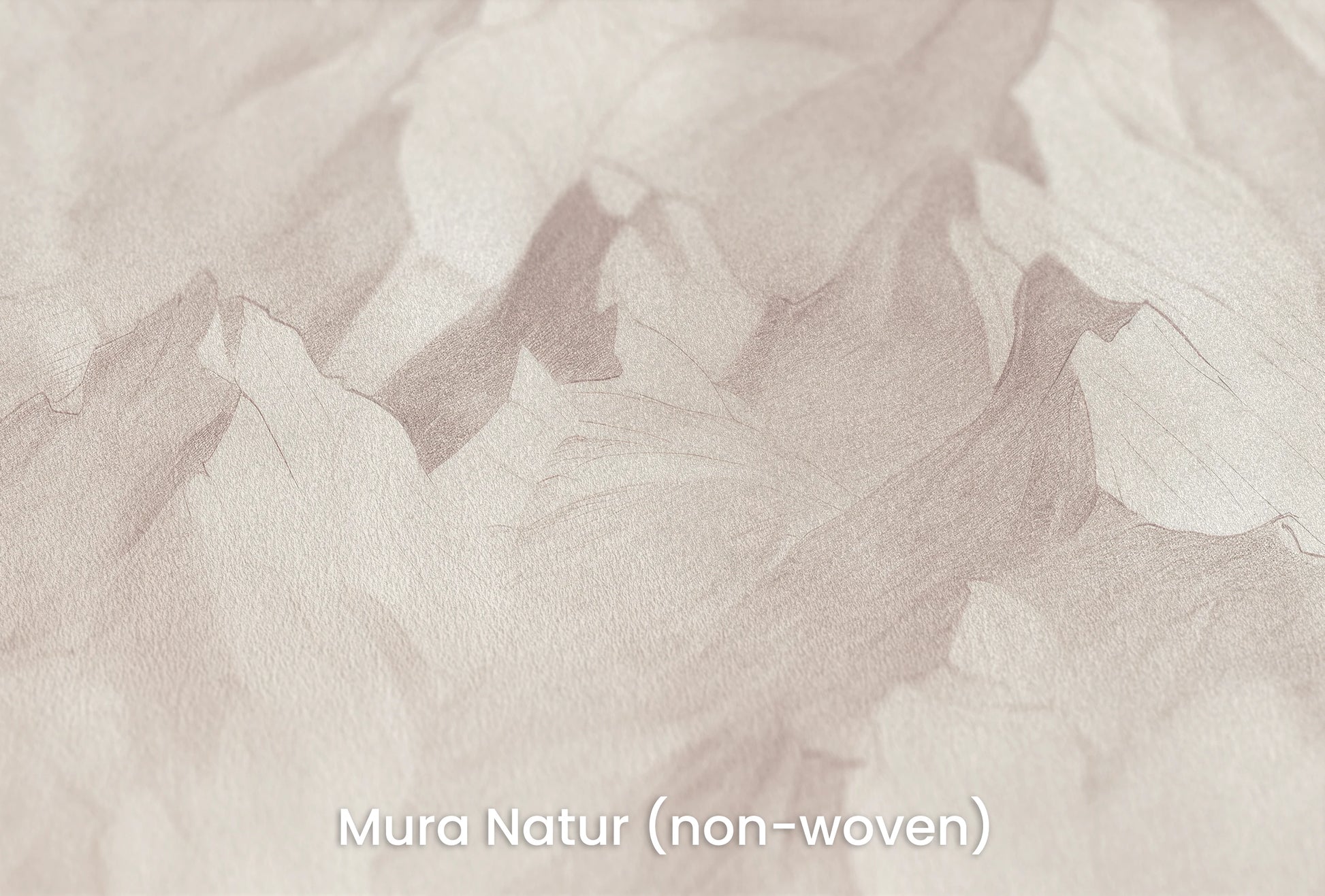 Zbliżenie na artystyczną fototapetę o nazwie Monochrome Majesty #2 na podłożu Mura Natur (non-woven) - naturalne i ekologiczne podłoże.