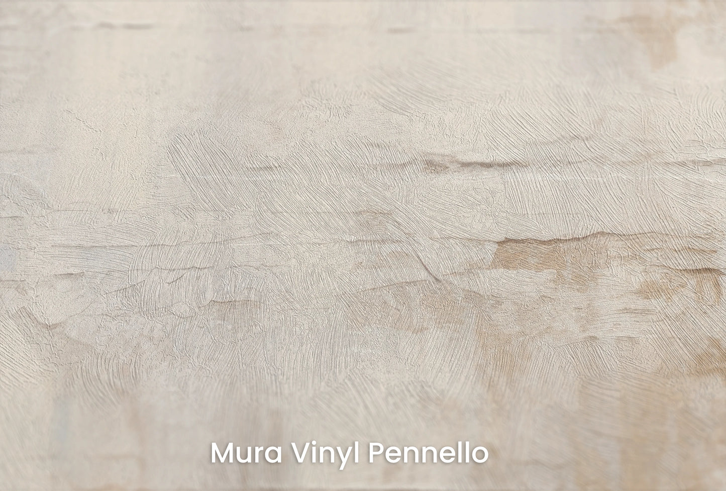 Zbliżenie na artystyczną fototapetę o nazwie Pale Elegance na podłożu Mura Vinyl Pennello - faktura pociągnięć pędzla malarskiego.