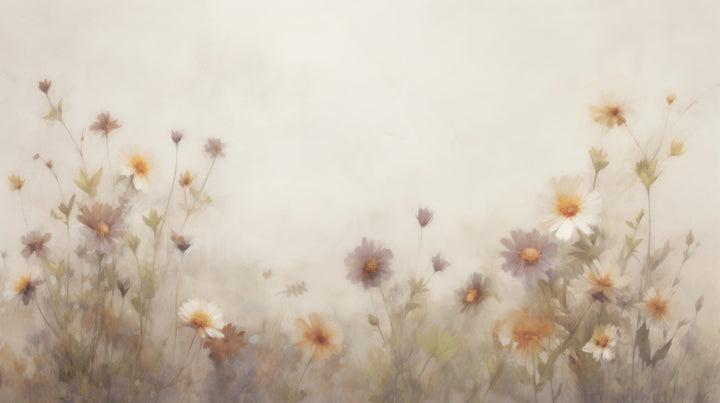 Prezentacja całego wzoru fototapety o nazwie Serene Blossoms