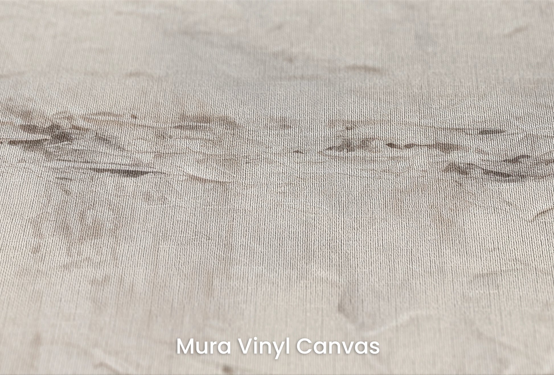 Zbliżenie na artystyczną fototapetę o nazwie Gentle Horizon na podłożu Mura Vinyl Canvas - faktura naturalnego płótna.
