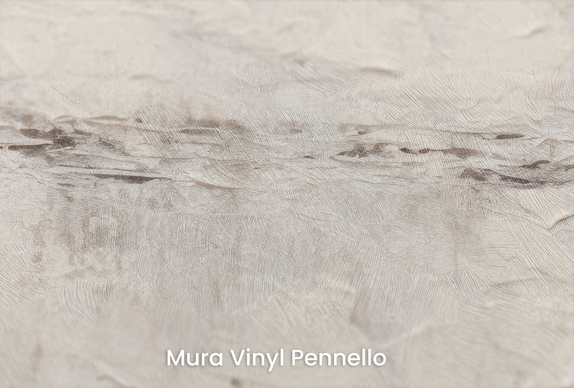 Zbliżenie na artystyczną fototapetę o nazwie Gentle Horizon na podłożu Mura Vinyl Pennello - faktura pociągnięć pędzla malarskiego.