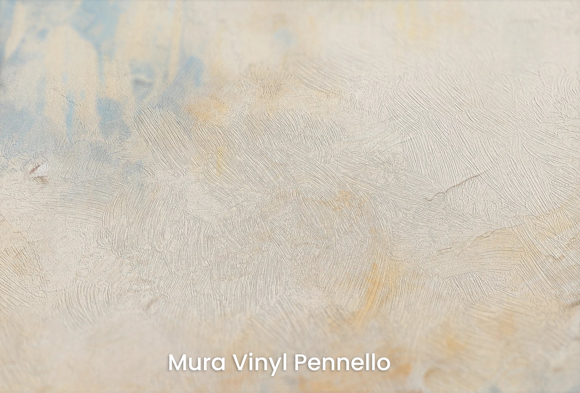 Zbliżenie na artystyczną fototapetę o nazwie Venusian Dawn na podłożu Mura Vinyl Pennello - faktura pociągnięć pędzla malarskiego.