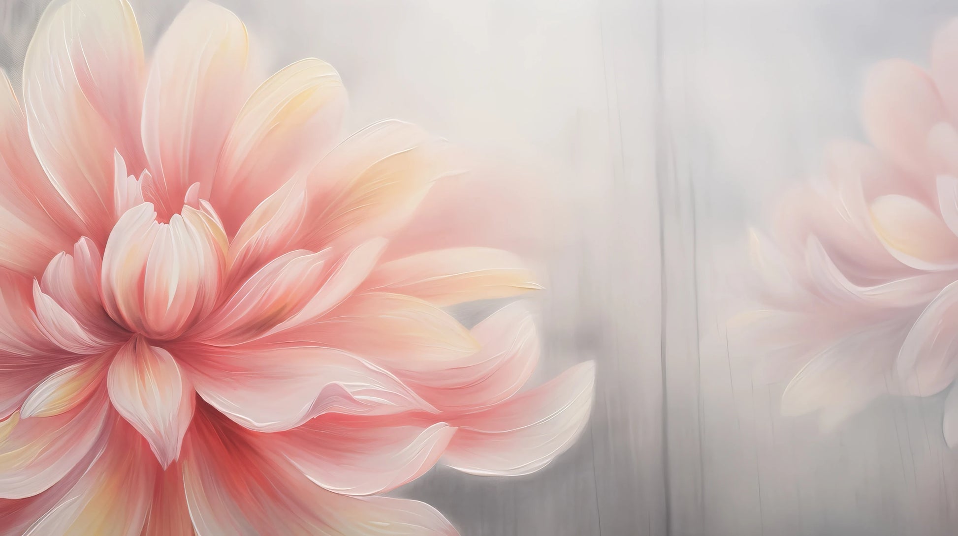 Prezentacja całego wzoru fototapety o nazwie Pink Petal Whirl
