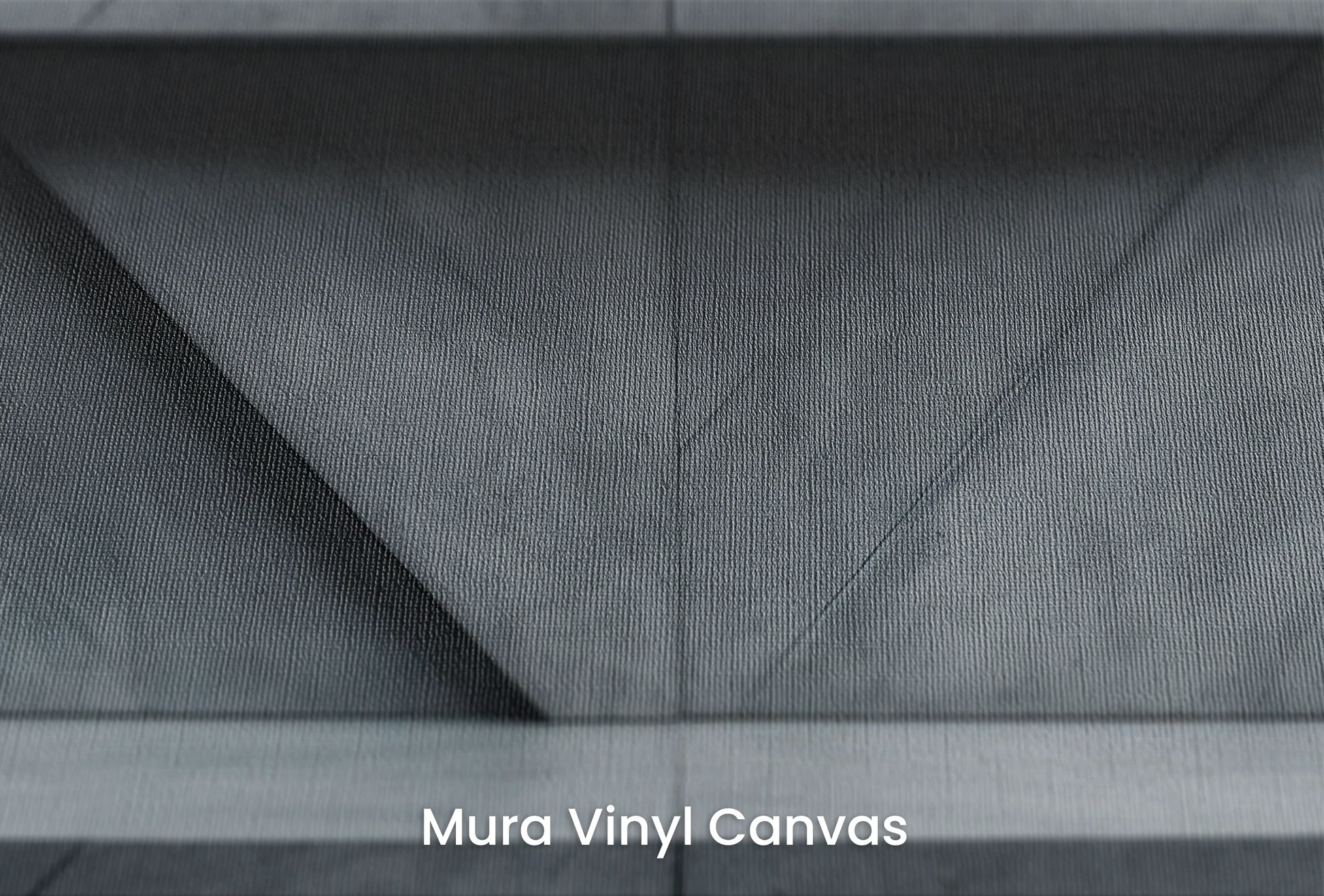 Zbliżenie na artystyczną fototapetę o nazwie Urban Angles na podłożu Mura Vinyl Canvas - faktura naturalnego płótna.