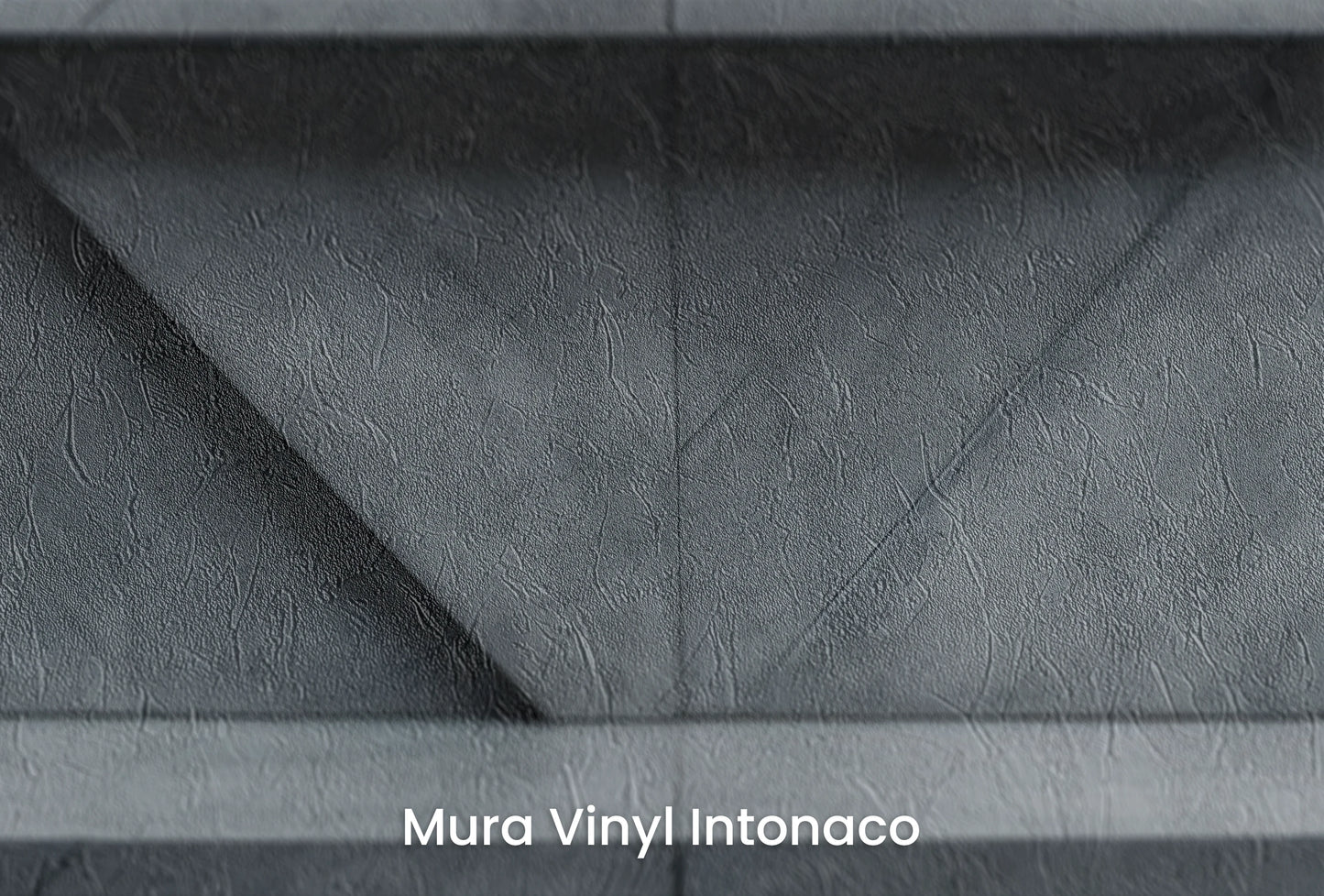 Zbliżenie na artystyczną fototapetę o nazwie Urban Angles na podłożu Mura Vinyl Intonaco - struktura tartego tynku.