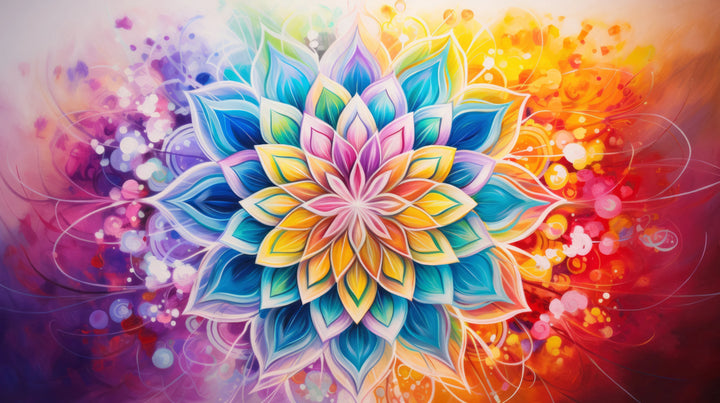 Prezentacja całego wzoru fototapety o nazwie Floral Harmony