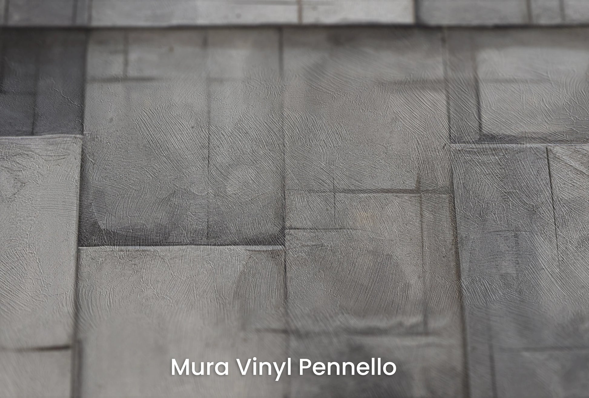 Zbliżenie na artystyczną fototapetę o nazwie Modern Bricks na podłożu Mura Vinyl Pennello - faktura pociągnięć pędzla malarskiego.