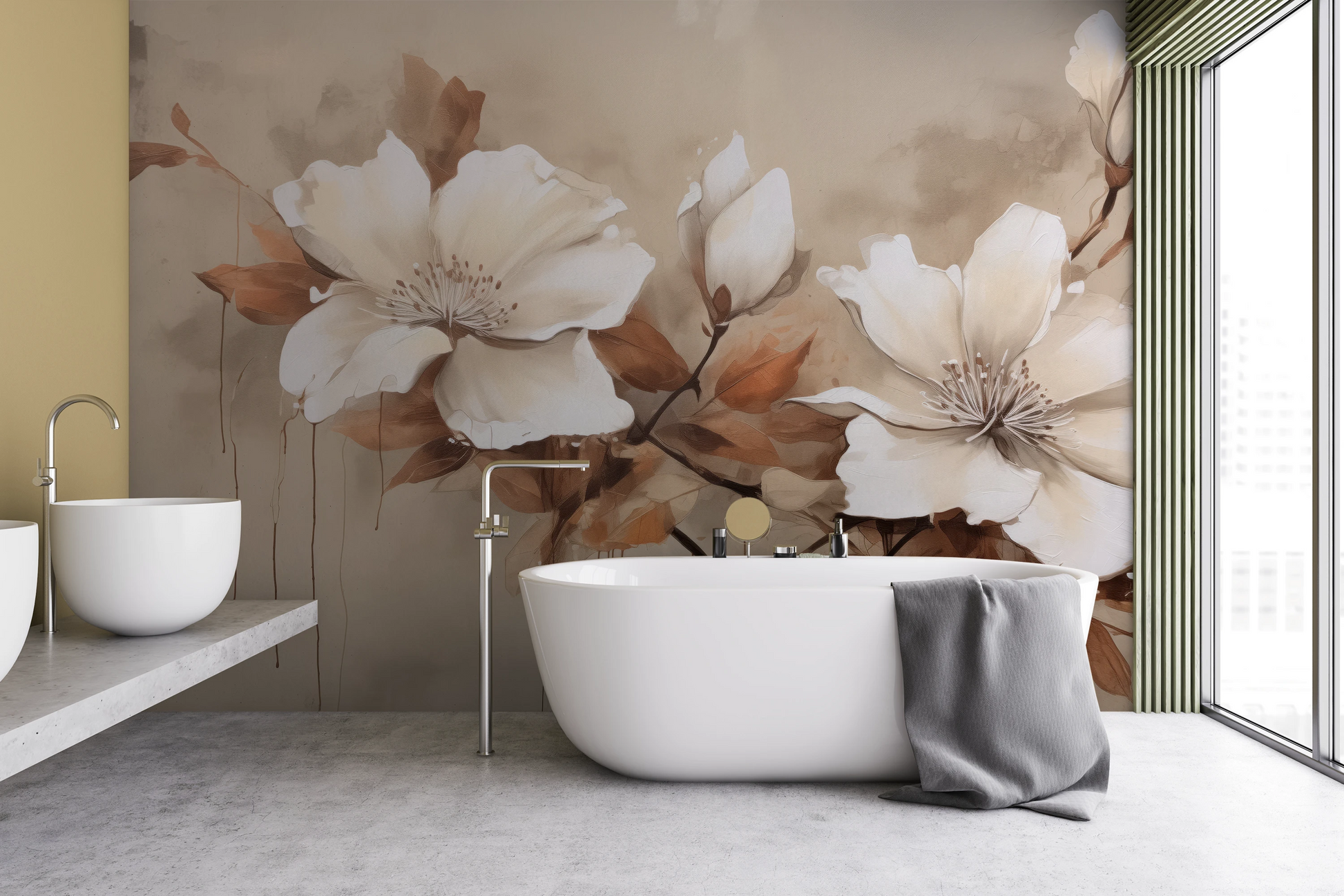 Fototapeta o nazwie Magnolia Elegance użyta w aranzacji wnętrza.