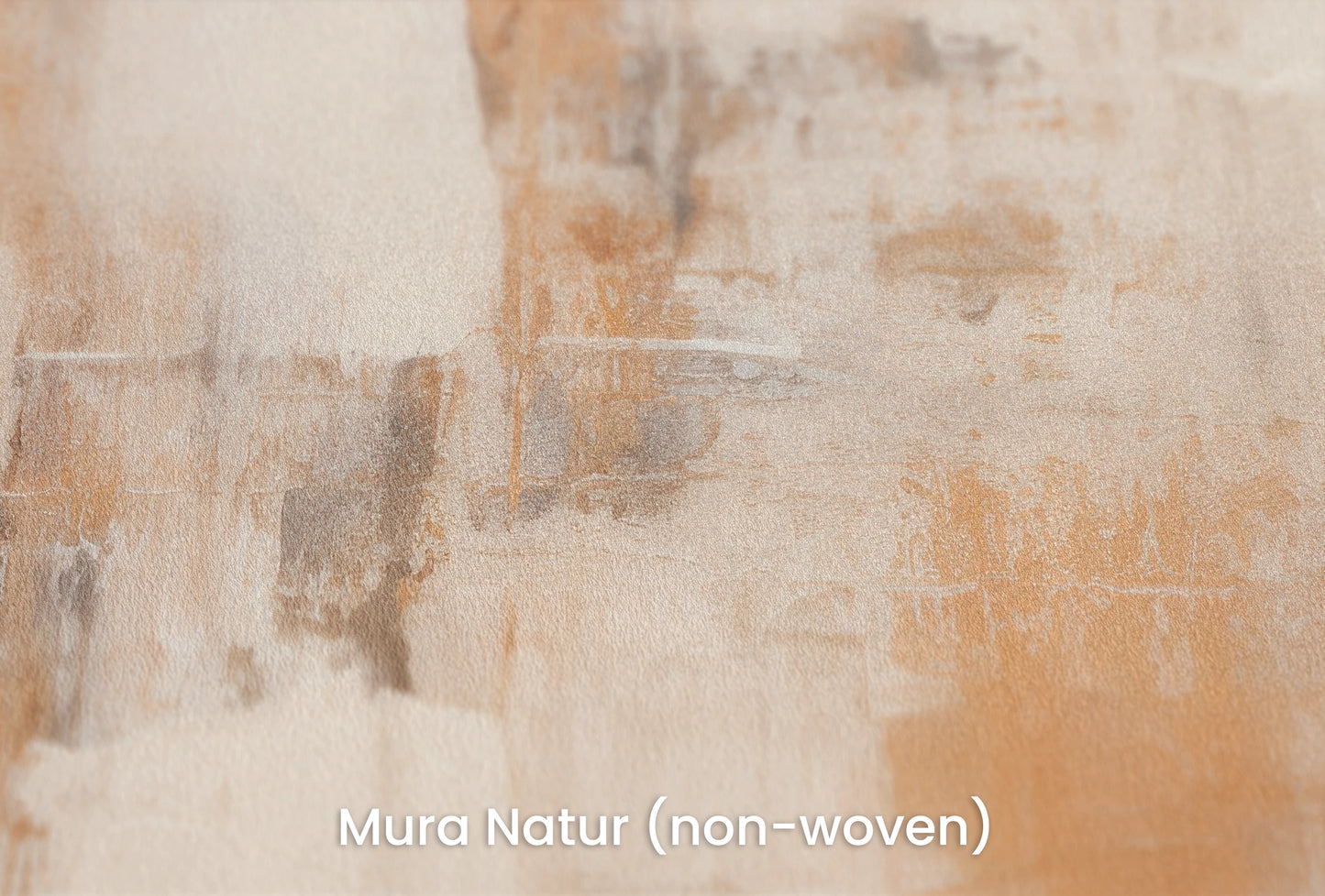 Zbliżenie na artystyczną fototapetę o nazwie Warm Tranquility na podłożu Mura Natur (non-woven) - naturalne i ekologiczne podłoże.