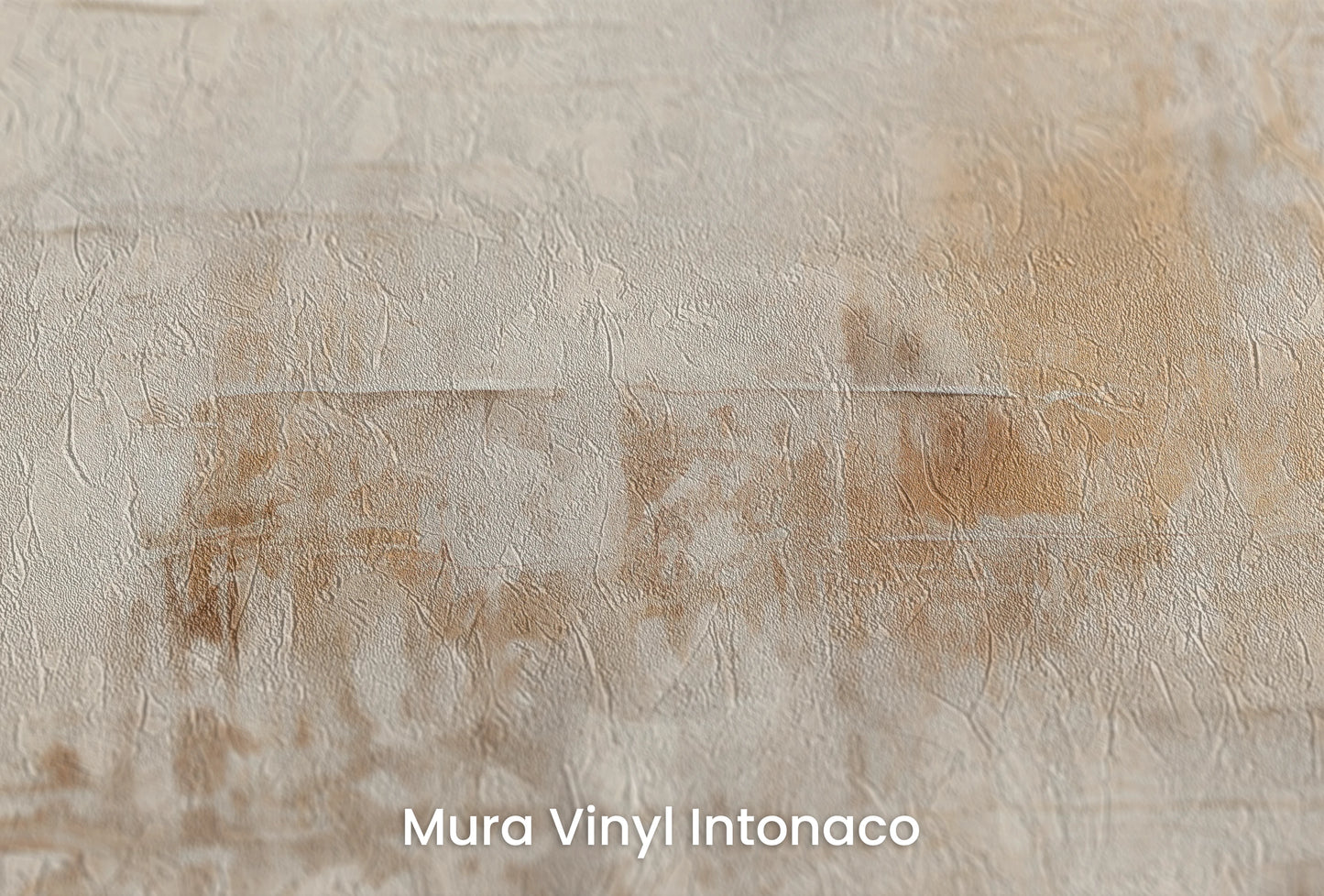 Zbliżenie na artystyczną fototapetę o nazwie Abstract Serenity na podłożu Mura Vinyl Intonaco - struktura tartego tynku.