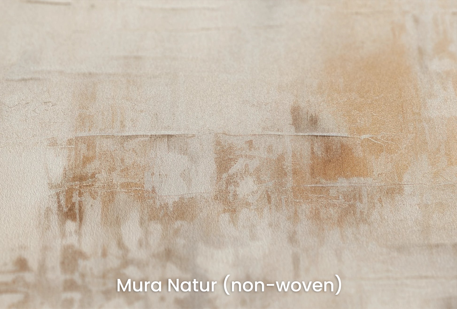 Zbliżenie na artystyczną fototapetę o nazwie Abstract Serenity na podłożu Mura Natur (non-woven) - naturalne i ekologiczne podłoże.
