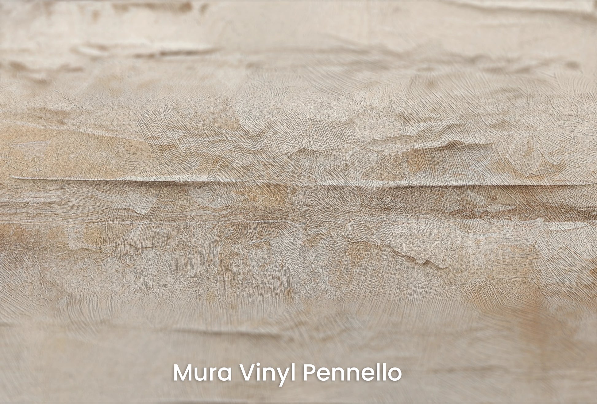 Zbliżenie na artystyczną fototapetę o nazwie Subtle Harmony na podłożu Mura Vinyl Pennello - faktura pociągnięć pędzla malarskiego.