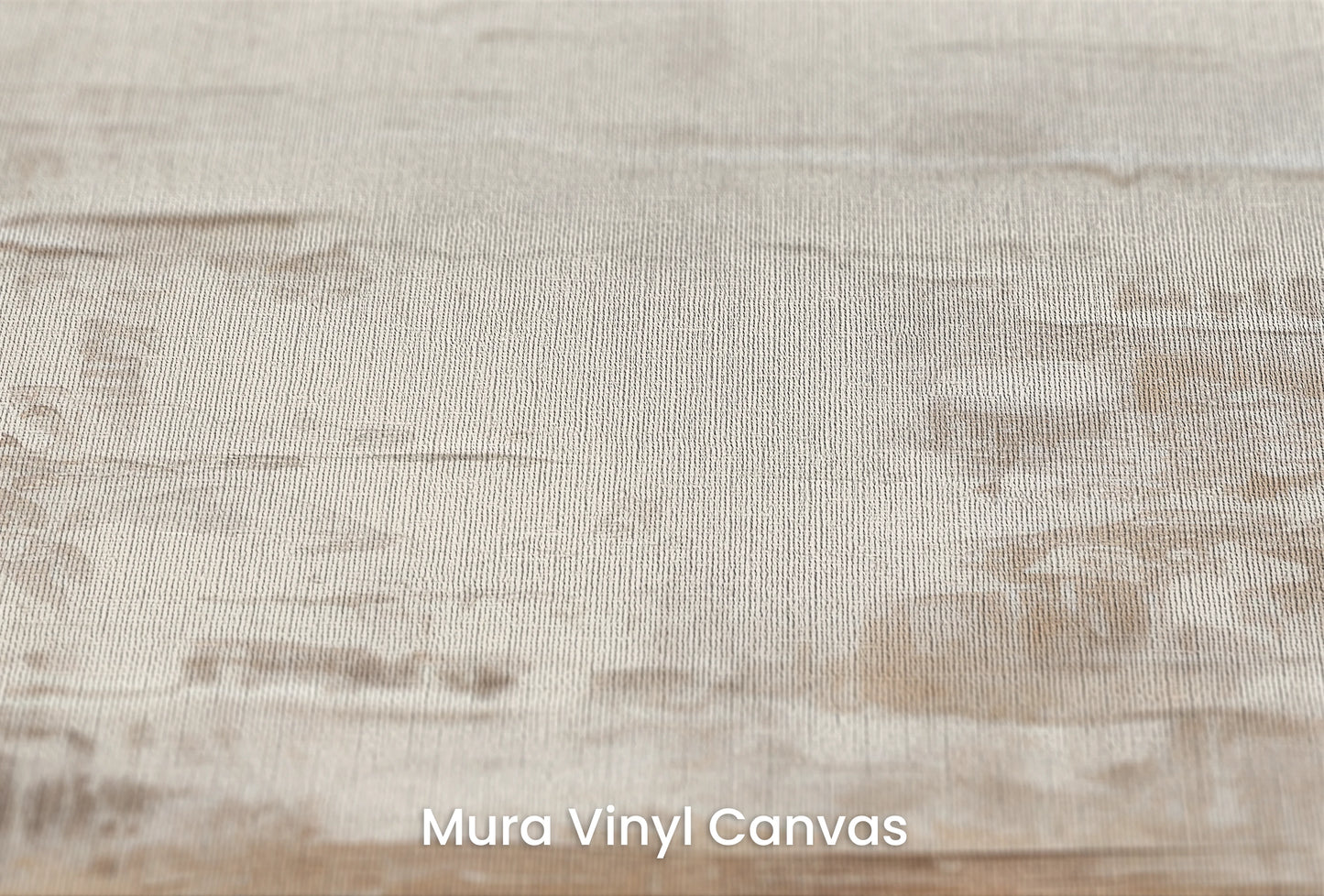 Zbliżenie na artystyczną fototapetę o nazwie Neutral Fluidity na podłożu Mura Vinyl Canvas - faktura naturalnego płótna.