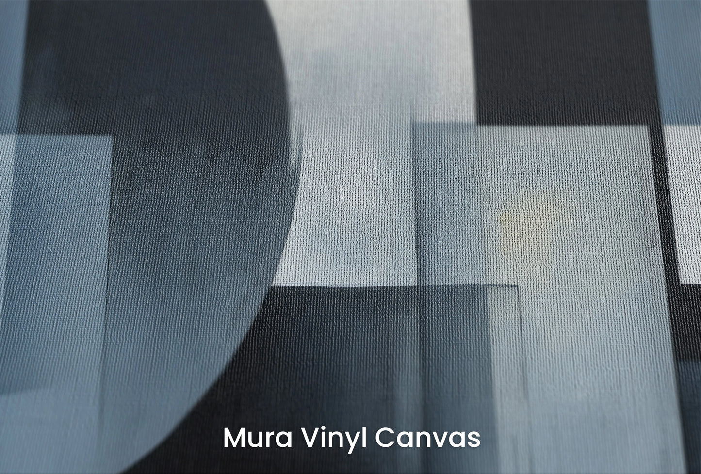 Zbliżenie na artystyczną fototapetę o nazwie Geometric Night na podłożu Mura Vinyl Canvas - faktura naturalnego płótna.