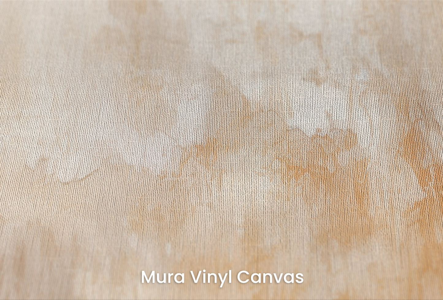 Zbliżenie na artystyczną fototapetę o nazwie Creamy Canvas #2 na podłożu Mura Vinyl Canvas - faktura naturalnego płótna.
