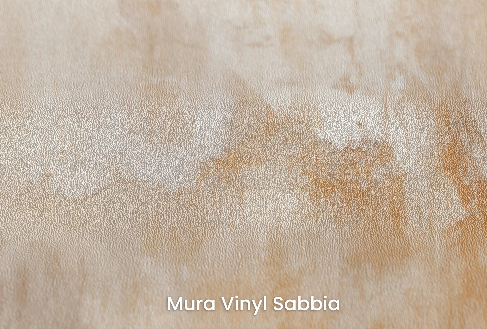 Zbliżenie na artystyczną fototapetę o nazwie Creamy Canvas #2 na podłożu Mura Vinyl Sabbia struktura grubego ziarna piasku.