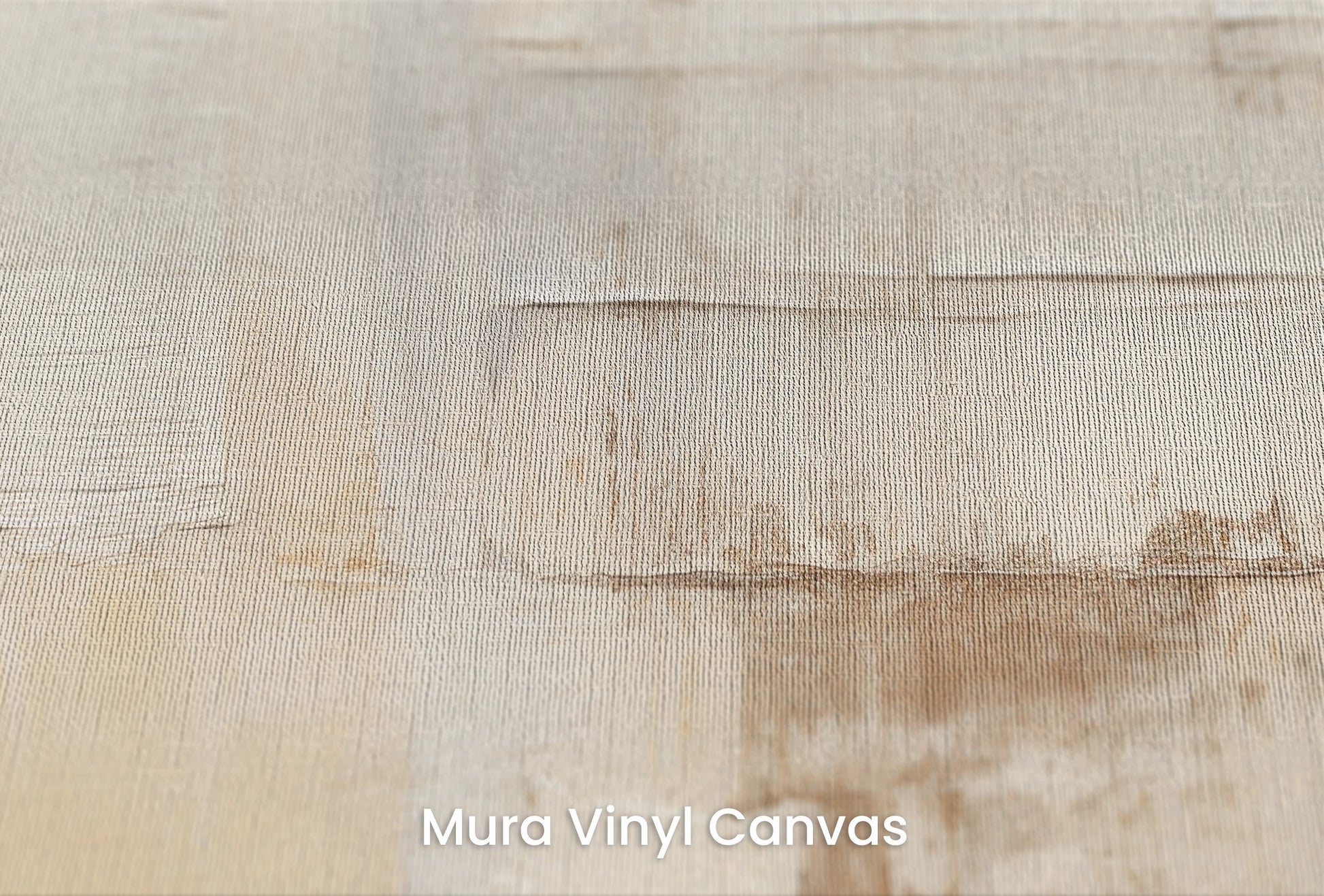 Zbliżenie na artystyczną fototapetę o nazwie Parchment Hues na podłożu Mura Vinyl Canvas - faktura naturalnego płótna.