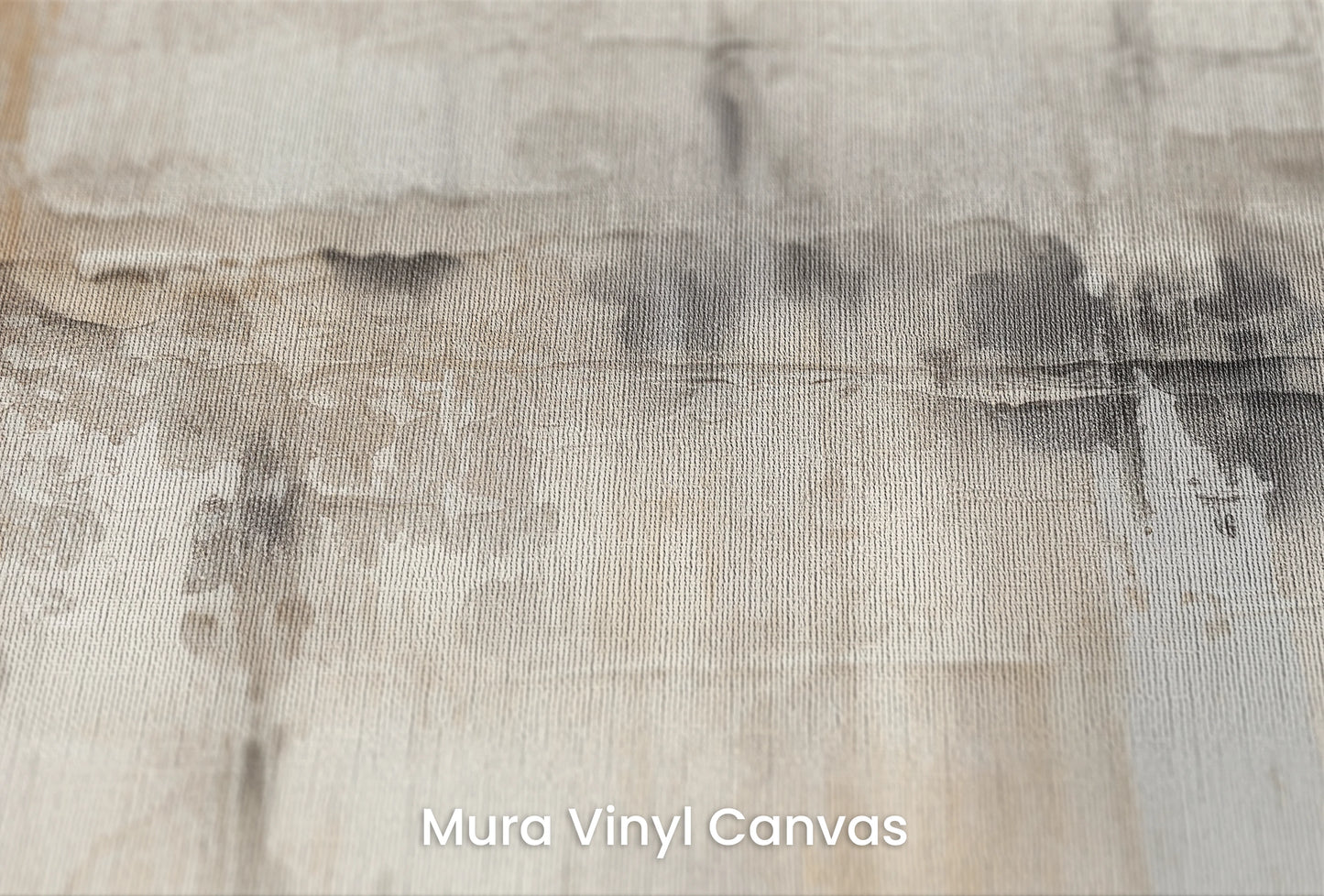 Zbliżenie na artystyczną fototapetę o nazwie Golden Patina na podłożu Mura Vinyl Canvas - faktura naturalnego płótna.