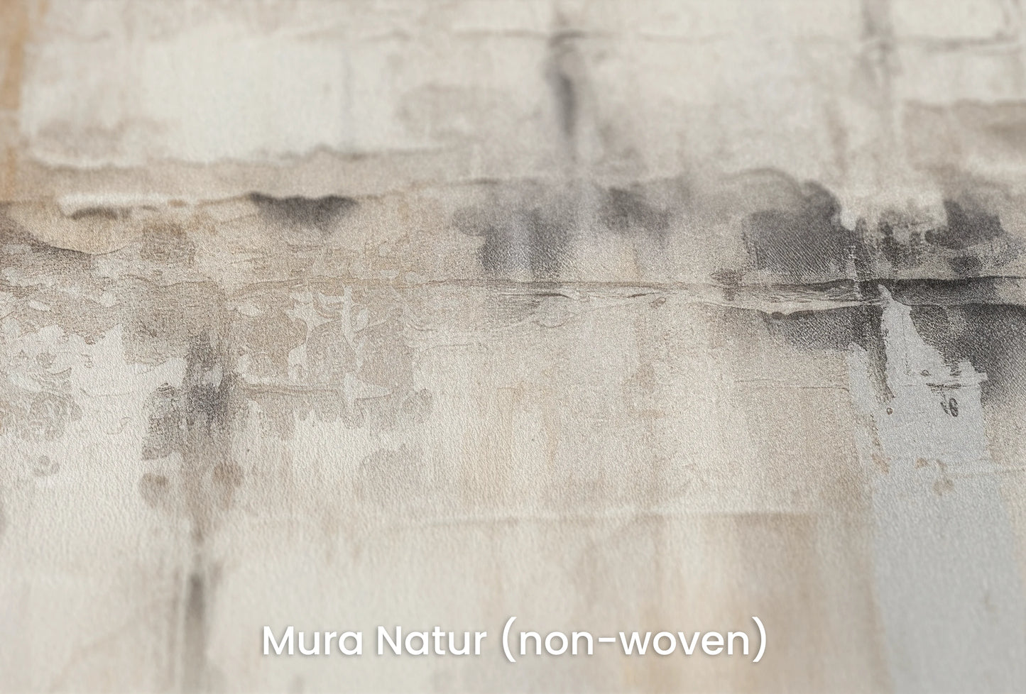 Zbliżenie na artystyczną fototapetę o nazwie Golden Patina na podłożu Mura Natur (non-woven) - naturalne i ekologiczne podłoże.