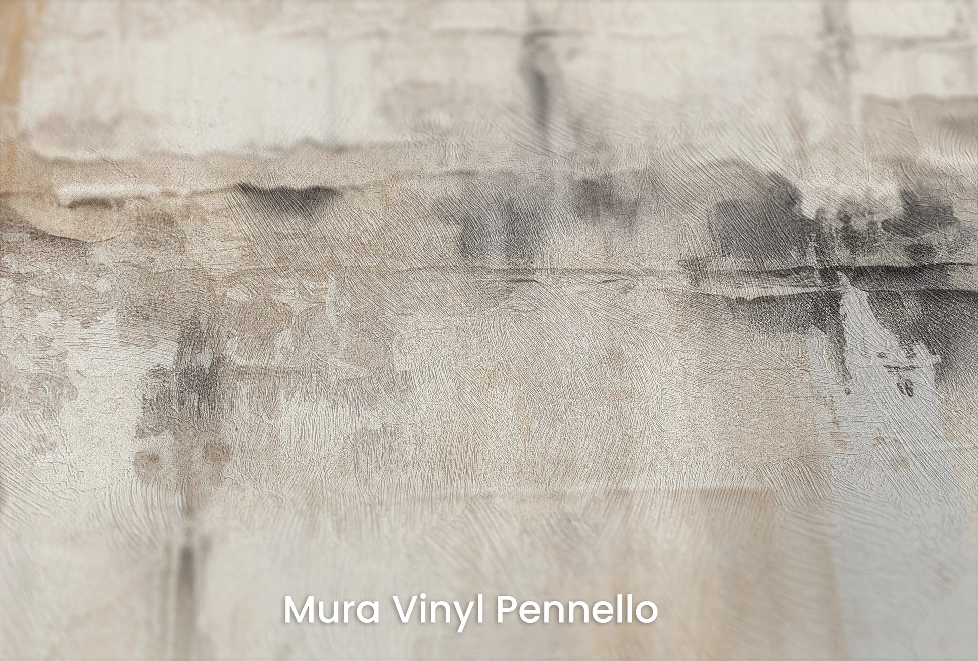 Zbliżenie na artystyczną fototapetę o nazwie Golden Patina na podłożu Mura Vinyl Pennello - faktura pociągnięć pędzla malarskiego.