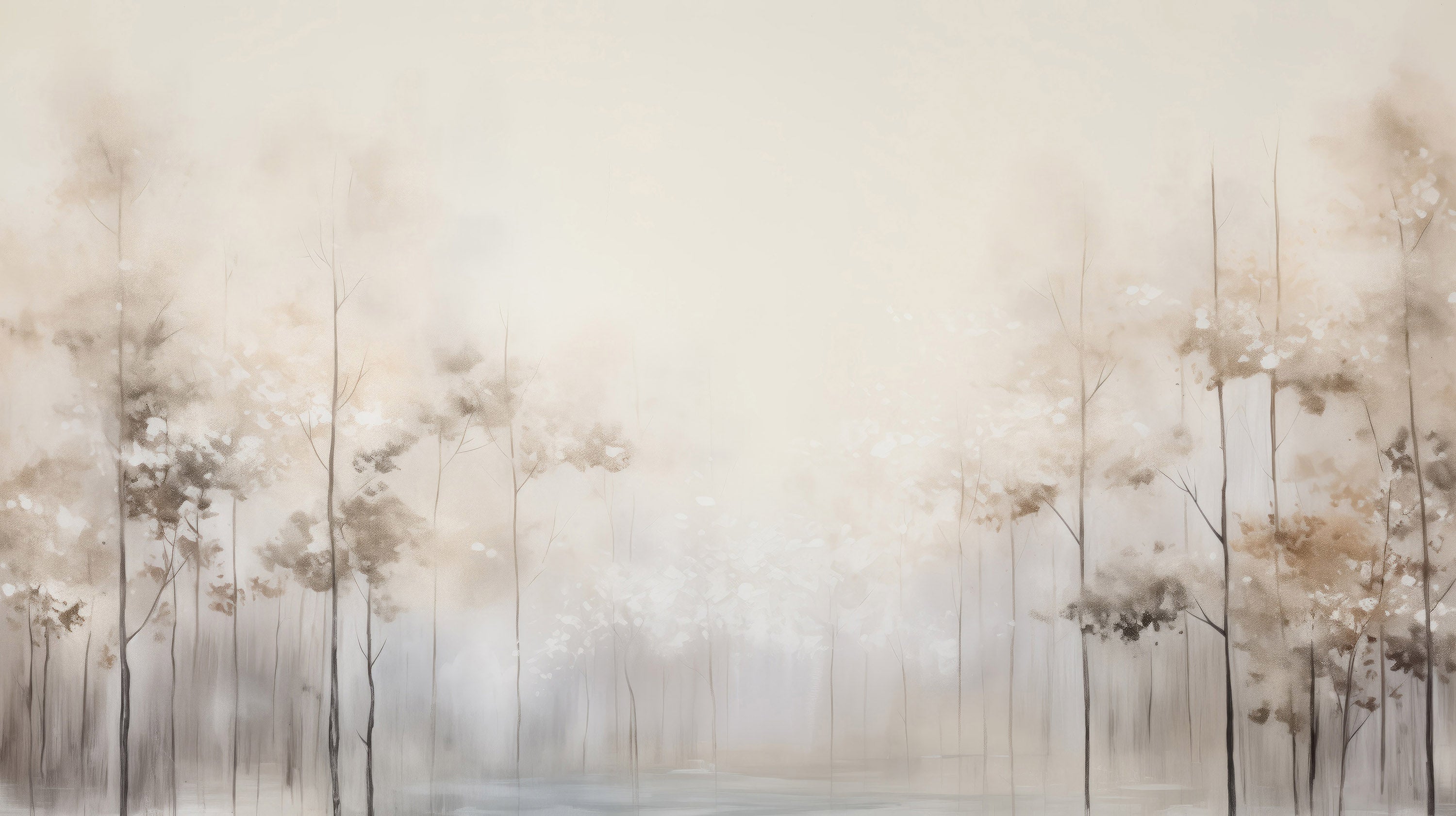 Podgląd wzoru: Prezentacja całego wzoru fototapety o nazwie ETHEREAL GARDEN GLIMMER