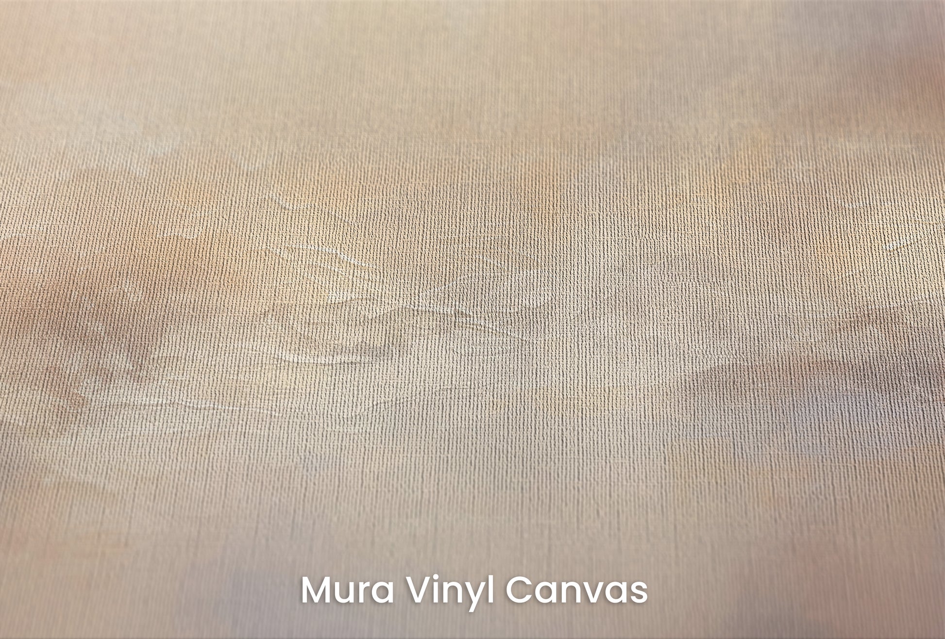 Zbliżenie na artystyczną fototapetę o nazwie MISTY MOUNTAIN MORN na podłożu Mura Vinyl Canvas - faktura naturalnego płótna.