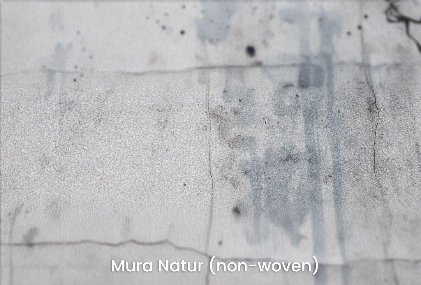 Zbliżenie na artystyczną fototapetę o nazwie URBAN BLOSSOM na podłożu Mura Natur (non-woven) - naturalne i ekologiczne podłoże.
