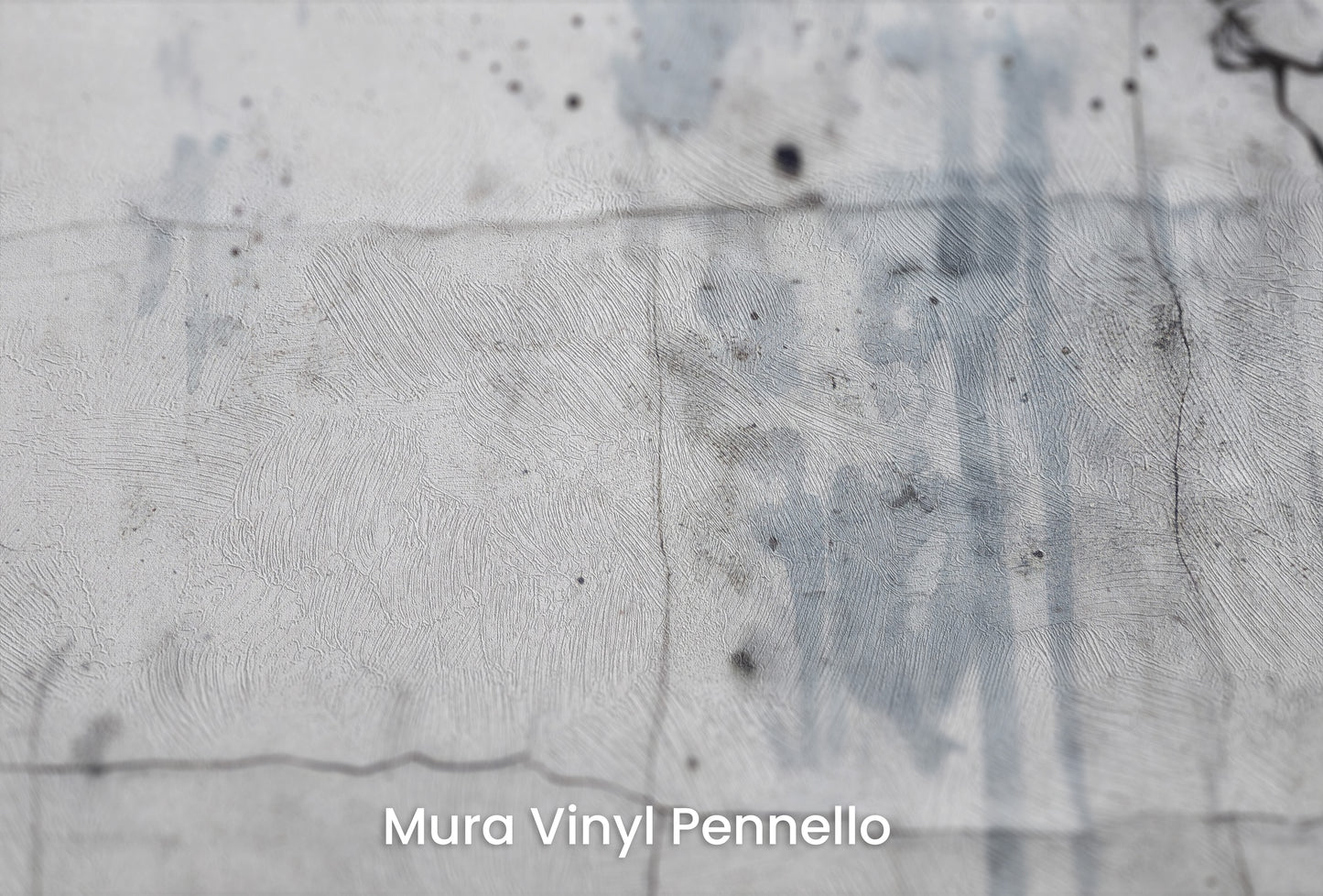 Zbliżenie na artystyczną fototapetę o nazwie URBAN BLOSSOM na podłożu Mura Vinyl Pennello - faktura pociągnięć pędzla malarskiego.