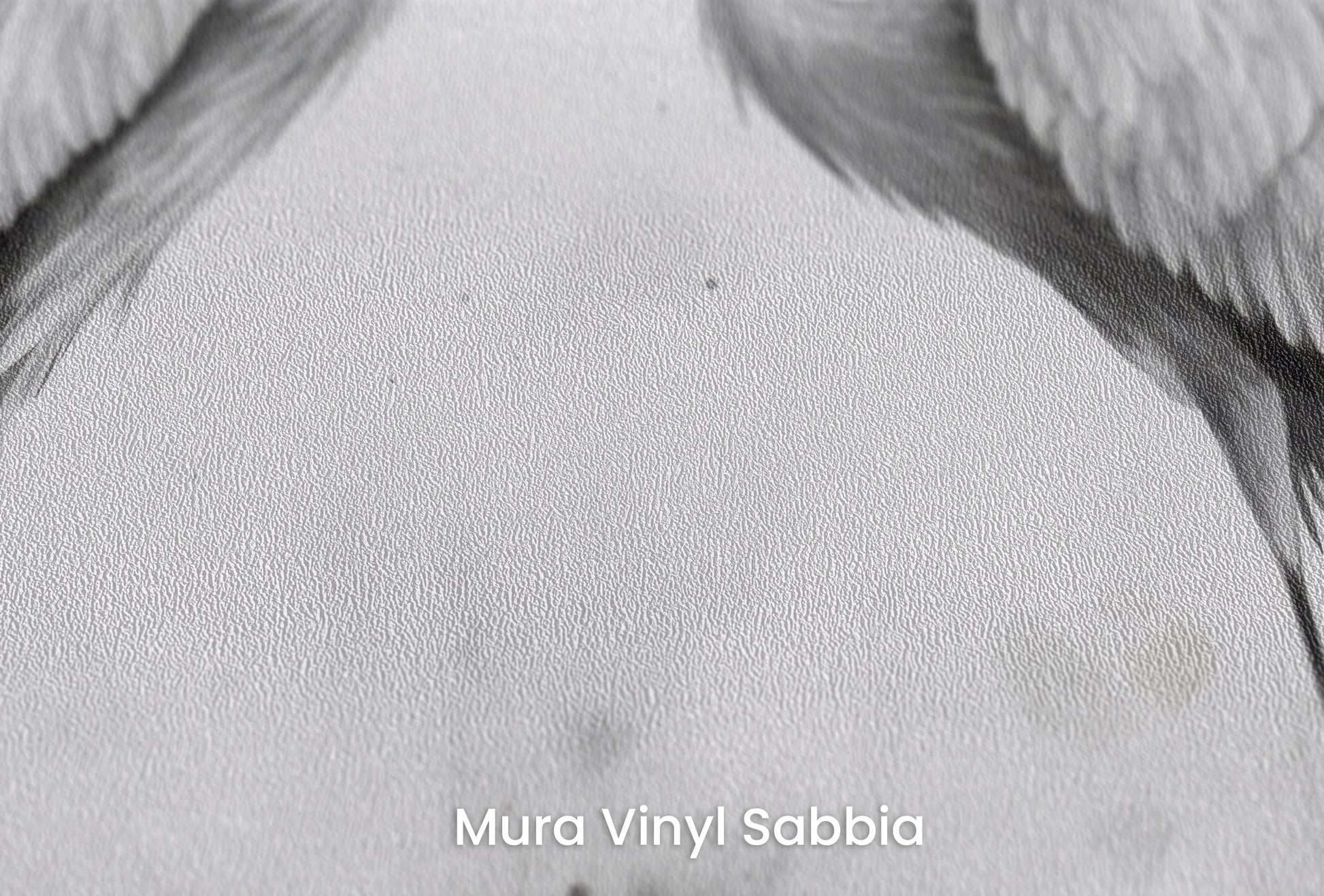 Zbliżenie na artystyczną fototapetę o nazwie Celestial Dance na podłożu Mura Vinyl Sabbia struktura grubego ziarna piasku.