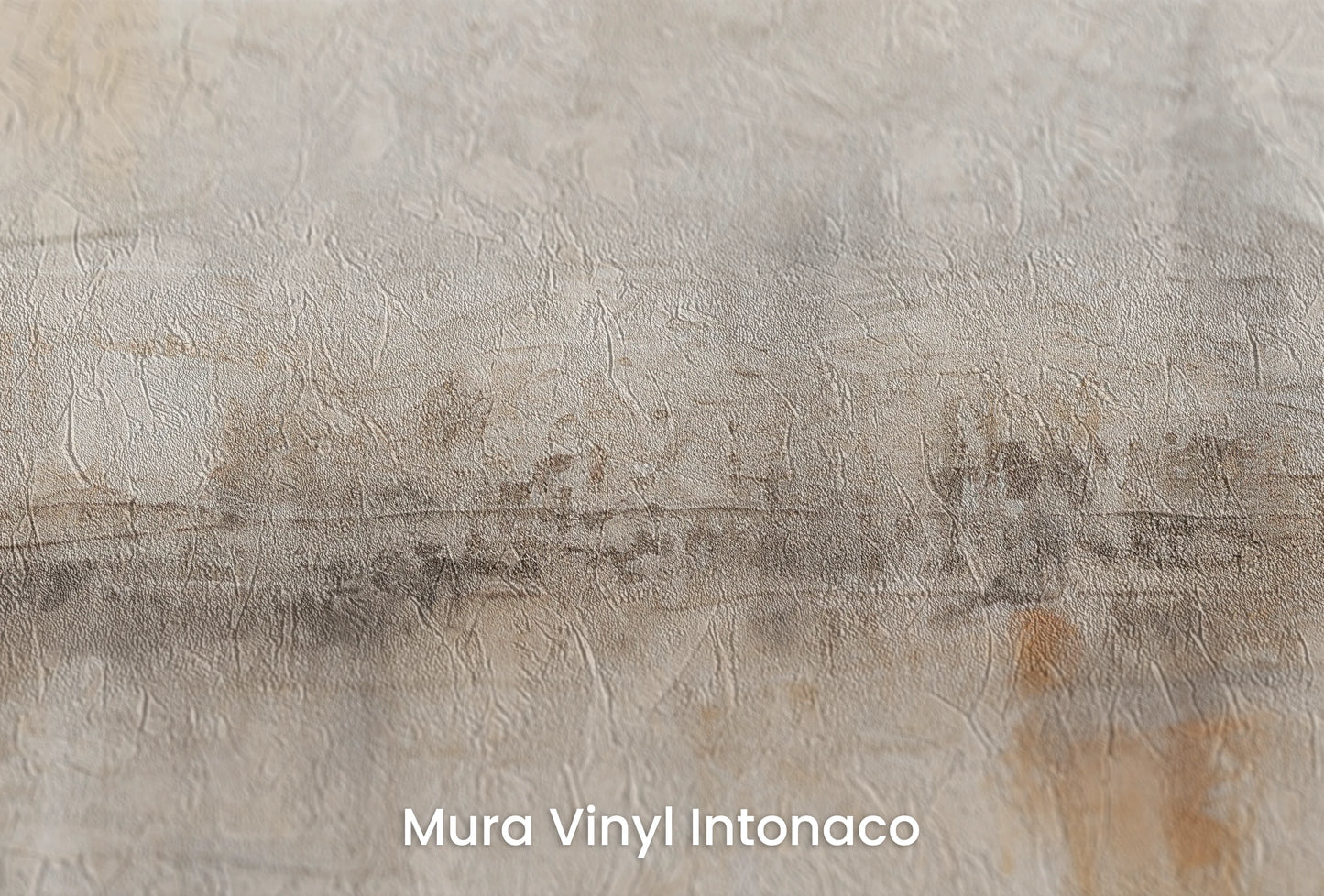 Zbliżenie na artystyczną fototapetę o nazwie Rustic Canvas na podłożu Mura Vinyl Intonaco - struktura tartego tynku.