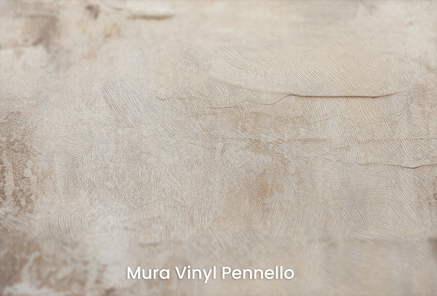 Zbliżenie na artystyczną fototapetę o nazwie Ethereal Marble na podłożu Mura Vinyl Pennello - faktura pociągnięć pędzla malarskiego.