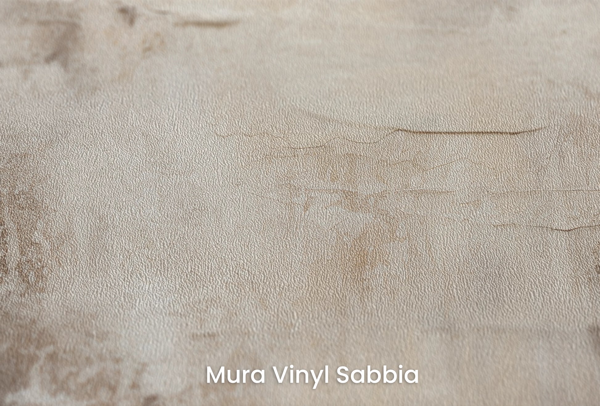 Zbliżenie na artystyczną fototapetę o nazwie Ethereal Marble na podłożu Mura Vinyl Sabbia struktura grubego ziarna piasku.