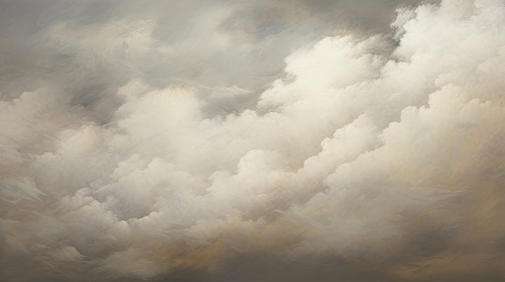 Prezentacja całego wzoru fototapety o nazwie CLOUD HAVEN CASCADE