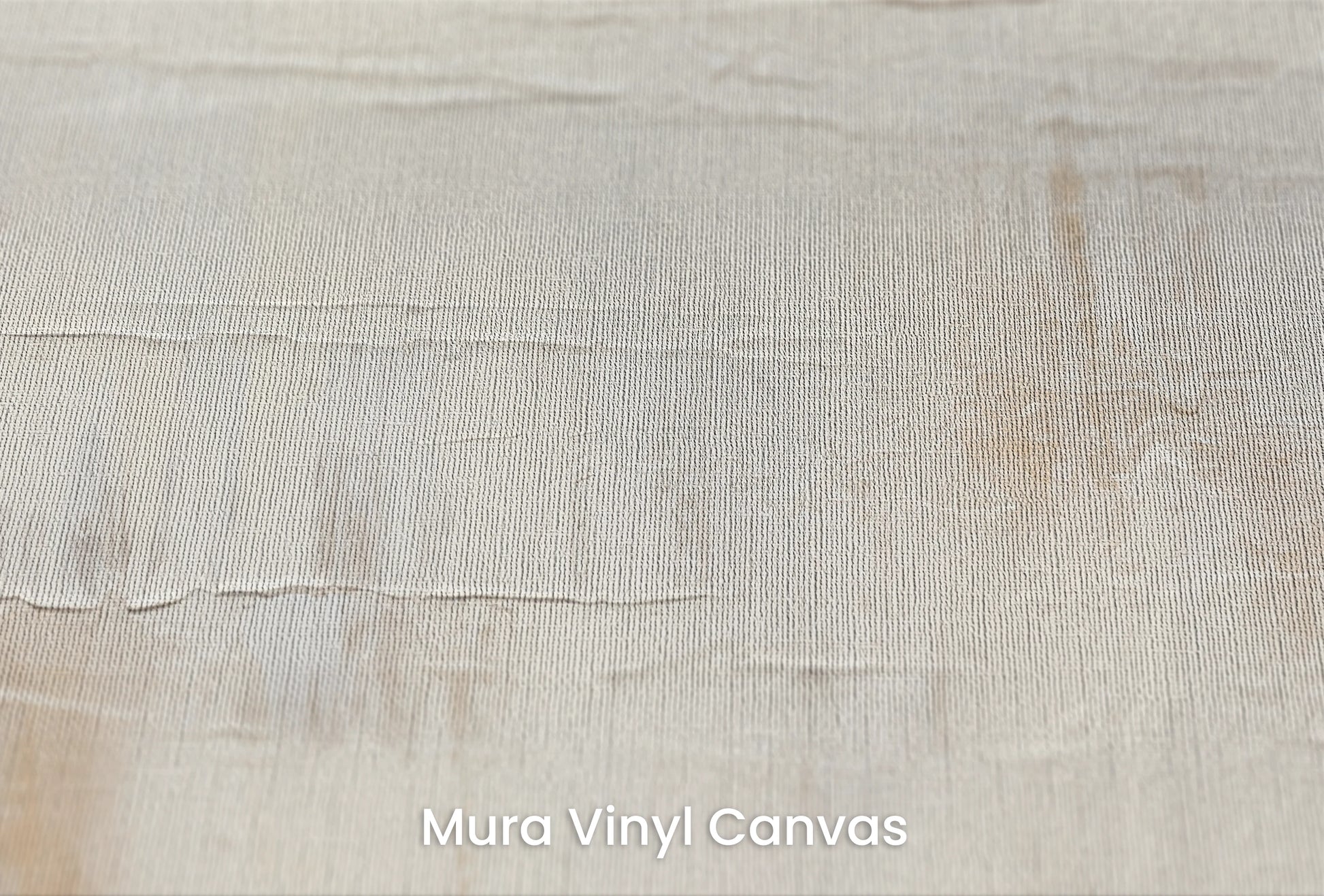 Zbliżenie na artystyczną fototapetę o nazwie Ivory Brush na podłożu Mura Vinyl Canvas - faktura naturalnego płótna.