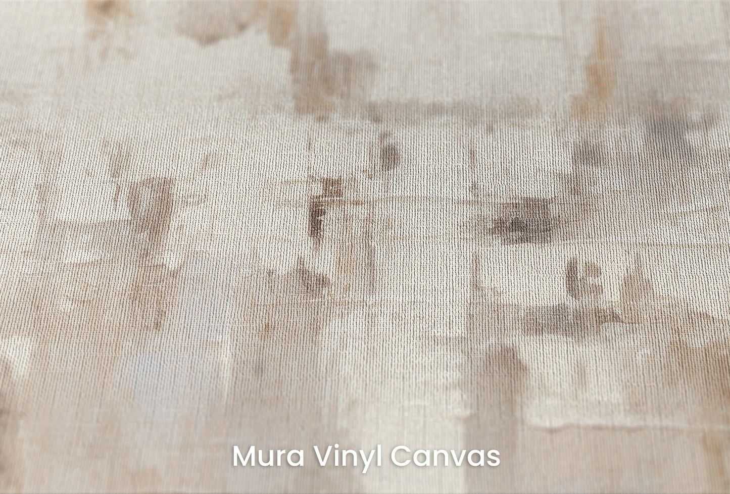 Zbliżenie na artystyczną fototapetę o nazwie Abstract Parchment na podłożu Mura Vinyl Canvas - faktura naturalnego płótna.