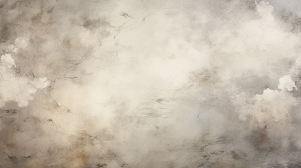 WHISPERING CLOUD WALTZ - delikatna tapeta abstrakcyjna z betonową mgłą
