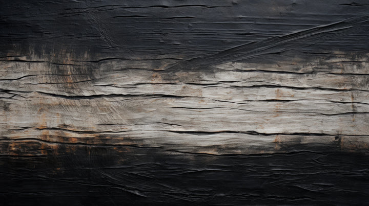 Prezentacja całego wzoru fototapety o nazwie Charred Wood